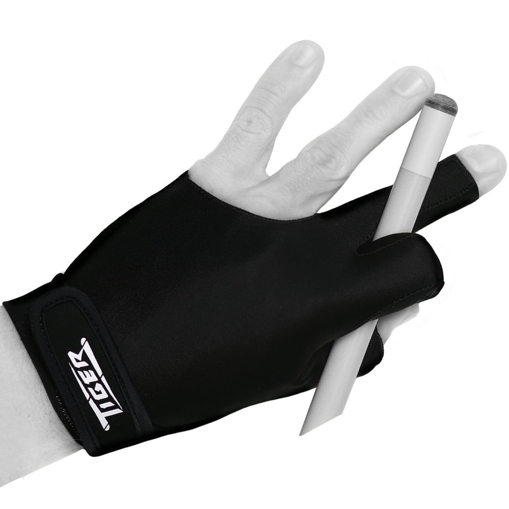 TigerX Billiard Glove Black For Left Hand by Tiger Products