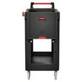 thumbnail image 3 of Rubbermaid Commercial Utility Cart Structural Foam, 520–500 lbs Capacity, Adjustable Push‑Pull Handle, Black, 3 of 6