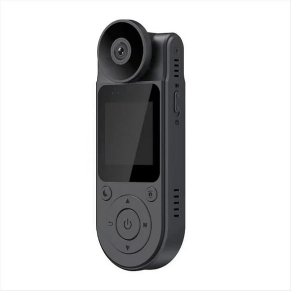 HD 1080P Mini Camera Bodycam 180° Adjustable Sports DV Camera Outdoor Law Enforcement Recorder Night Vision Cam,1 * Camera 1 * USB cable,Black