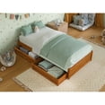 thumbnail image 4 of Barcelona Twin Panel Platform Bed with 2 Storage Drawers in Light Toffee, 4 of 10