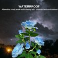 thumbnail image 3 of 1PCS Solar Rose LED Light-6 Cabezas Azul Adepaton CPB-US-DYP537-5, 3 of 4