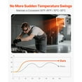 thumbnail image 3 of KFFKFF Electric Garage Heater, 4800-Watt with Remote Control, 10-Hour Timer, and Overheat Protection, Wall or Ceiling Mounted Heater for Indoor Workshops and Warehouses, 240V White, 3 of 9