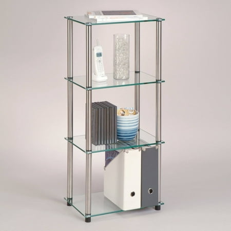 Convenience Concepts Classic Glass 4-Tier Tower