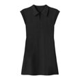 thumbnail image 3 of WILLBEST Vestido Casual Elegante Sin Mangas Con Cuello En V Y Color Liso Para Mujer, Estilo Moderno De Primavera Para Fiestas Y Eventos., 3 of 3