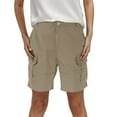 thumbnail image 2 of Womens Shorts Summer Solid Color Pocket Casual High Waist Hot Bermuda Cargo Board Gym Khaki Bottoms Sizes S, 2 of 7
