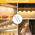 thumbnail image 2 of 2PCS Wireless LED Closet Lights, Dimmable Under Cabinet Lights, Motion Sensor, 3 Lighting Modes, Closet Light for Kitchen, Bedroom, Hallway, Staircase, 2 of 5