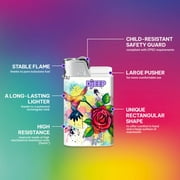 DJEEP Pocket Lighters, TATTOO Collection, 24 Count Pack of Disposable Lighters
