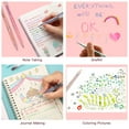 thumbnail image 3 of Amdohai 9 Color Gel Pens Set 0.5mm Pen Lead Colored Pens Retractable Gel Ink Pens Art Supplies for Children Adults Coloring Books Drawing Painting Writing Journaling, 3 of 8