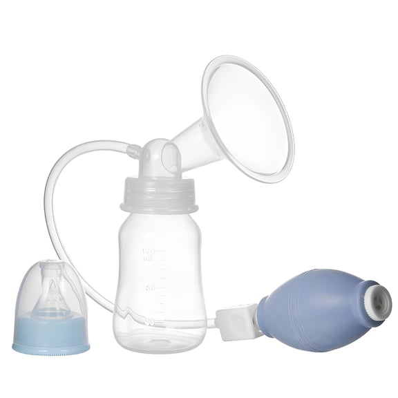 XIRQI Manual Breast Pump, Portable Milk Extractor with Ergonomic Grip and 360° Seal, Silent Baby Feeding Tool for Home Travel