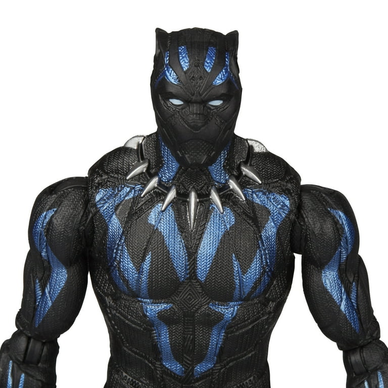 Hasbro Black Panther Action Figure, 15 Cm, Con Tecnologia Vibranium, Ispirata Al Film Marvel