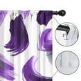 thumbnail image 4 of Blackout Kids Curtains,Purple and Grey Abstract Art Artwork Childrens Insulated Curtains Set Of 2,Bedroom Essentials,Toddler Room Decor 52x63in(132x160cm), 4 of 4