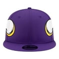 thumbnail image 2 of Men's New Era Purple Minnesota Vikings  Helmet 9FIFTY Snapback Hat, 2 of 5