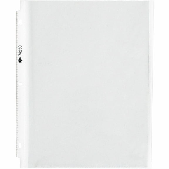 Business Source, BSN74250, Heavy-duty Sheet Protectors, 25 / Pack, Clear