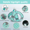thumbnail image 3 of Dog Harness and Leash Set, No Pull Pet Harness for Small Dogs Easy Walking,Soft Breathable Small Dog Harness,Adjustable Reflective Step in Vest Harness for Puppy,Kitten, Cats, 3 of 7