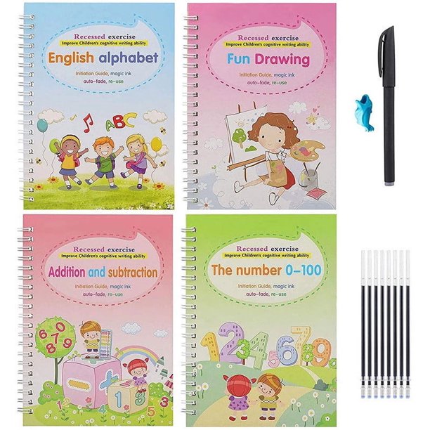 Ganfancp Todos Los Niños Ingleses Práctica de Caligrafía Pluma Dura Caligrafía Post Artículos En Liquidación Cuaderno de Trabajo