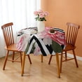 thumbnail image 3 of Round Tablecloth 60x60 Inch flower Round Spring Summer Table Cover for Party Picnic Dinner, 3 of 5
