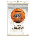 thumbnail image 4 of NBA Utah Jazz - Drip Basketball 21 Wall Poster with Magnetic Frame, 22.375" x 34", 4 of 5