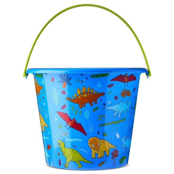 Jumbo Dinosaur Bucket, Multicolor, 11" x 9", Easter by Way To Celebrate