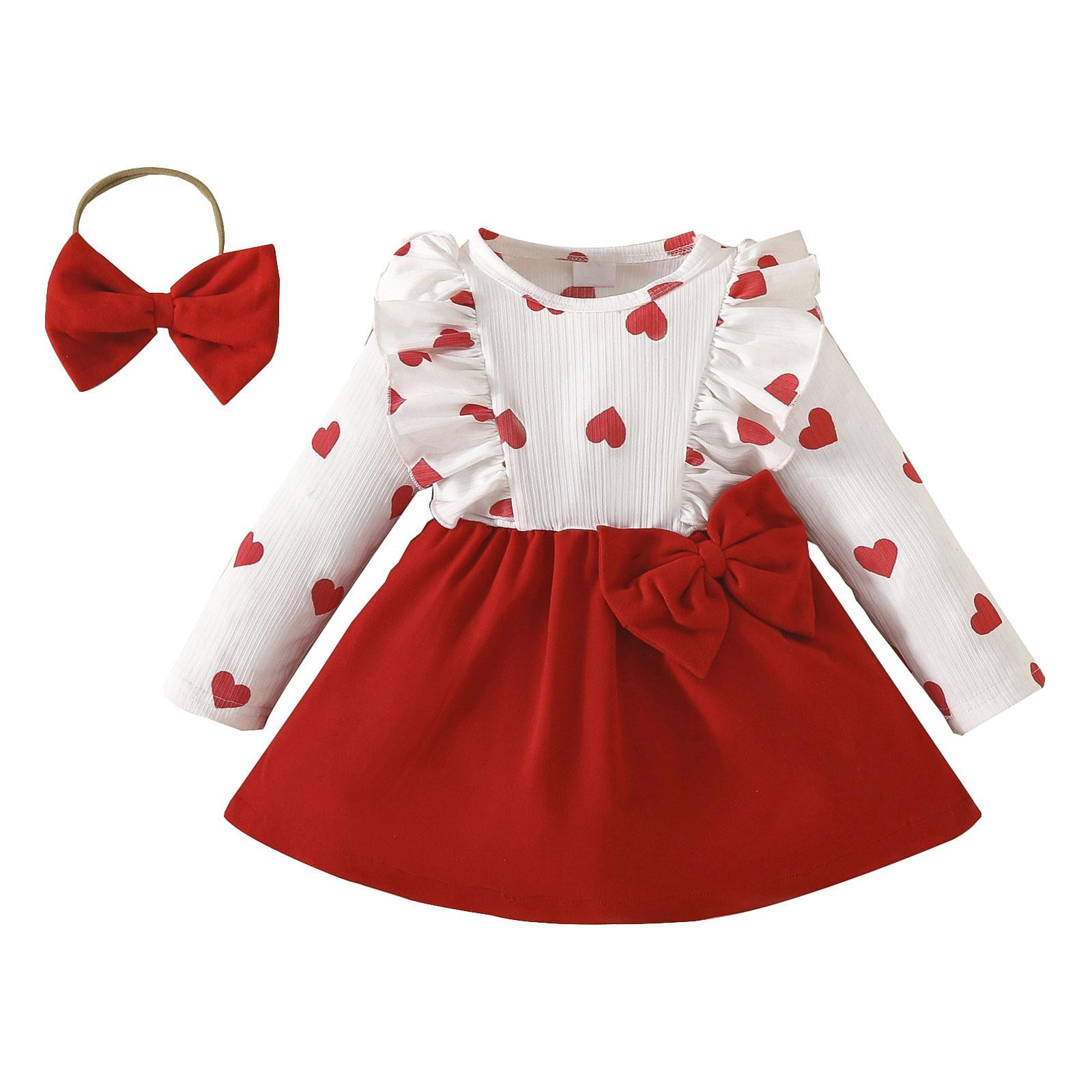 Runquan Baby Girl Christmas Dress Kids Cloth for Dress up Stage Performance Birthday 12 to 18M Walmart