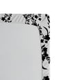 thumbnail image 3 of Ambesonne Floral Fitted Sheet, Baroque Blooms Vintage, Twin Size, Black and White, 3 of 3