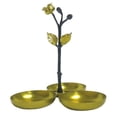 thumbnail image 2 of Leeber Limited Jiallo Eleanor Triple Candy Dish - Satin Gold, 2 of 2