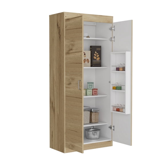 Mueble Alacena Multiusos Excelsior Duna y Blanco