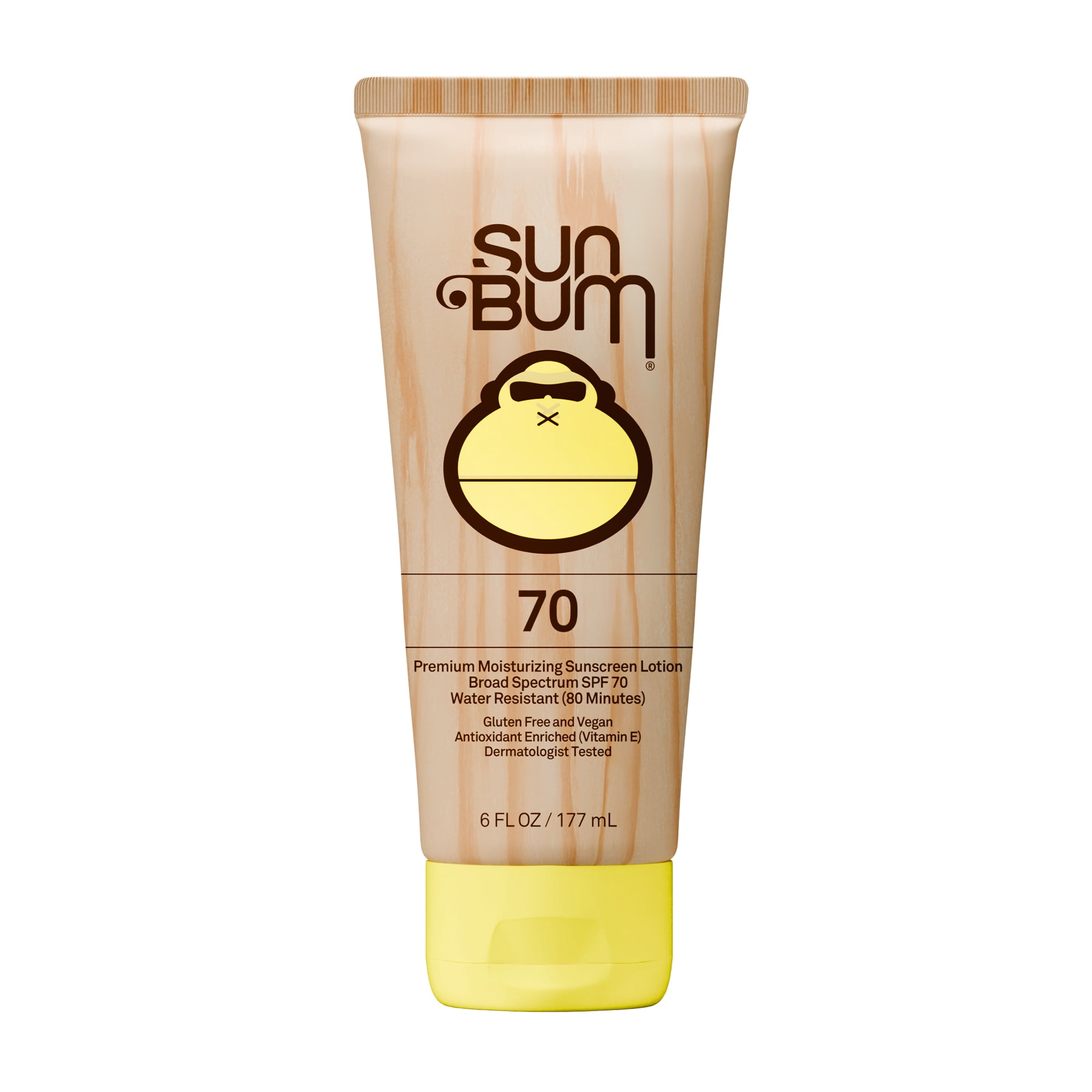 Sun Bum Premium Moisturizing Sunscreen Lotion, Original, SPF 70, 6 oz