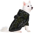 thumbnail image 2 of Honeii Lilies Flowers Print Small Dog Hoodies Pet Hooded Sweatshirts Fall Winter Puppy Cat Sweaters Warm Clothes for Small Dogs Outfits Costume-Small, 2 of 7
