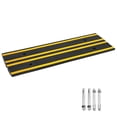 thumbnail image 1 of Garvee Rubber Driveway Ramps, 48" Heavy Duty Accessibility Ramps with Drainage Grooves & Reflective Strips for Cars, Wheelchairs, 1 of 7