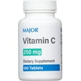 thumbnail image 3 of (6 pack) Major Vitamin C 250 mg Dietary Supplement, 100 Tablets, 3 of 4