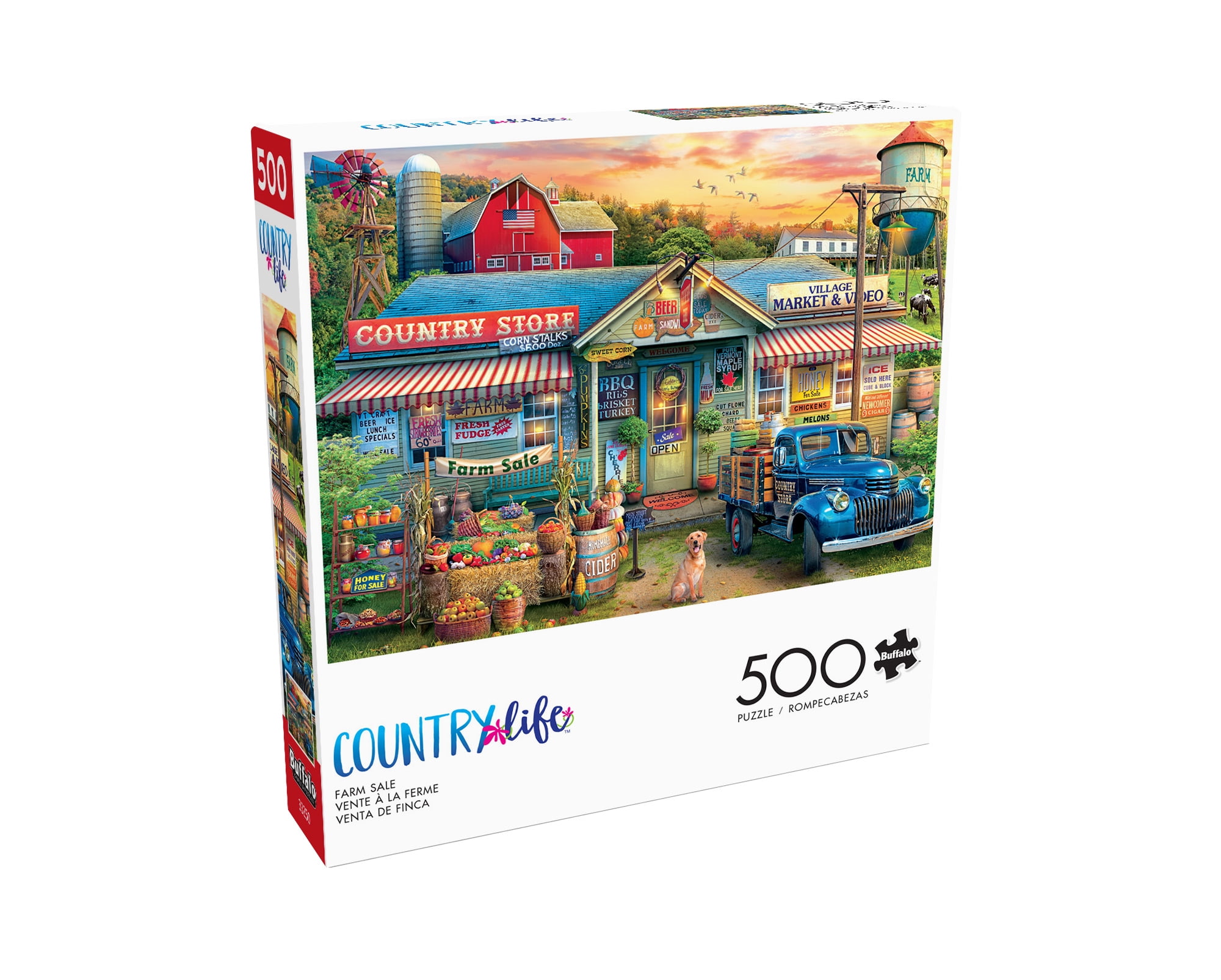 Buffalo Games 1000-Piece Charles Wysocki Hi, Neighbor! Jigsaw