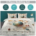 thumbnail image 6 of 3PCS Chemistry Formulas Duvet Cover Set Twin, 1 Duvet Cover And 2 Pillowcase, Duvet Cover for Kids Girls Boys And Teens, 6 of 6