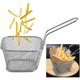 thumbnail image 2 of 2024, cesta para freír de 8 piezas, cestas para freír de acero inoxidable, cesta para freidora, mini cesta para exhibición de alimentos para freír patatas fritas, cesta para freír pequeña para pollo, 2 of 3