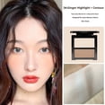 thumbnail image 1 of Two-Tone Contour & Highlight Palette for Face, Natural Daily Decoration, Subtle Shadow with Luxurious Shine & Texture, Sorrel Colour Light Beige Kit, Sculpt & Define Features, 1 of 8