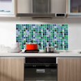 thumbnail image 4 of Calcomanías de mosaicos autoadhesivas para renovar fácilmente la pared y transformar la cocina ecológicamente, 4 of 8