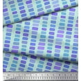thumbnail image 2 of Soimoi Green polyester Crepe Fabric Brush Stroke Abstract Print Fabric by Yard 52 Inch Wide, 2 of 3
