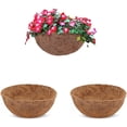 thumbnail image 1 of Doublures Rondes en Coco pour Panier Suspendu, Doublure en Coco pour Jardinières, Doublures de Remplacement pour Panier de Jardin en Fibre de Coco (m), 1 of 7