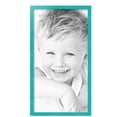 thumbnail image 2 of ArtToFrames 16" x 30" Aqua Picture Frame, 16x30 inch Green Wood Poster Frame (WOM-5186),  Pack, 2 of 7