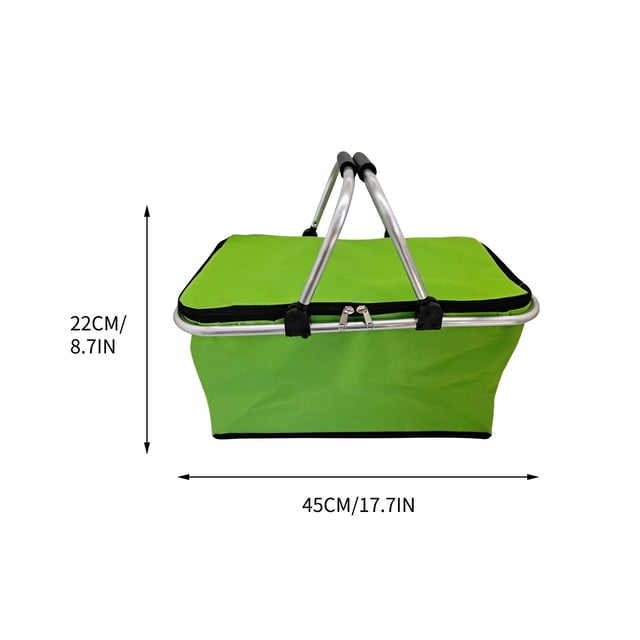 Folding Cooler Box Picnic Bag Portable Heat Preservation Food Storage Bag