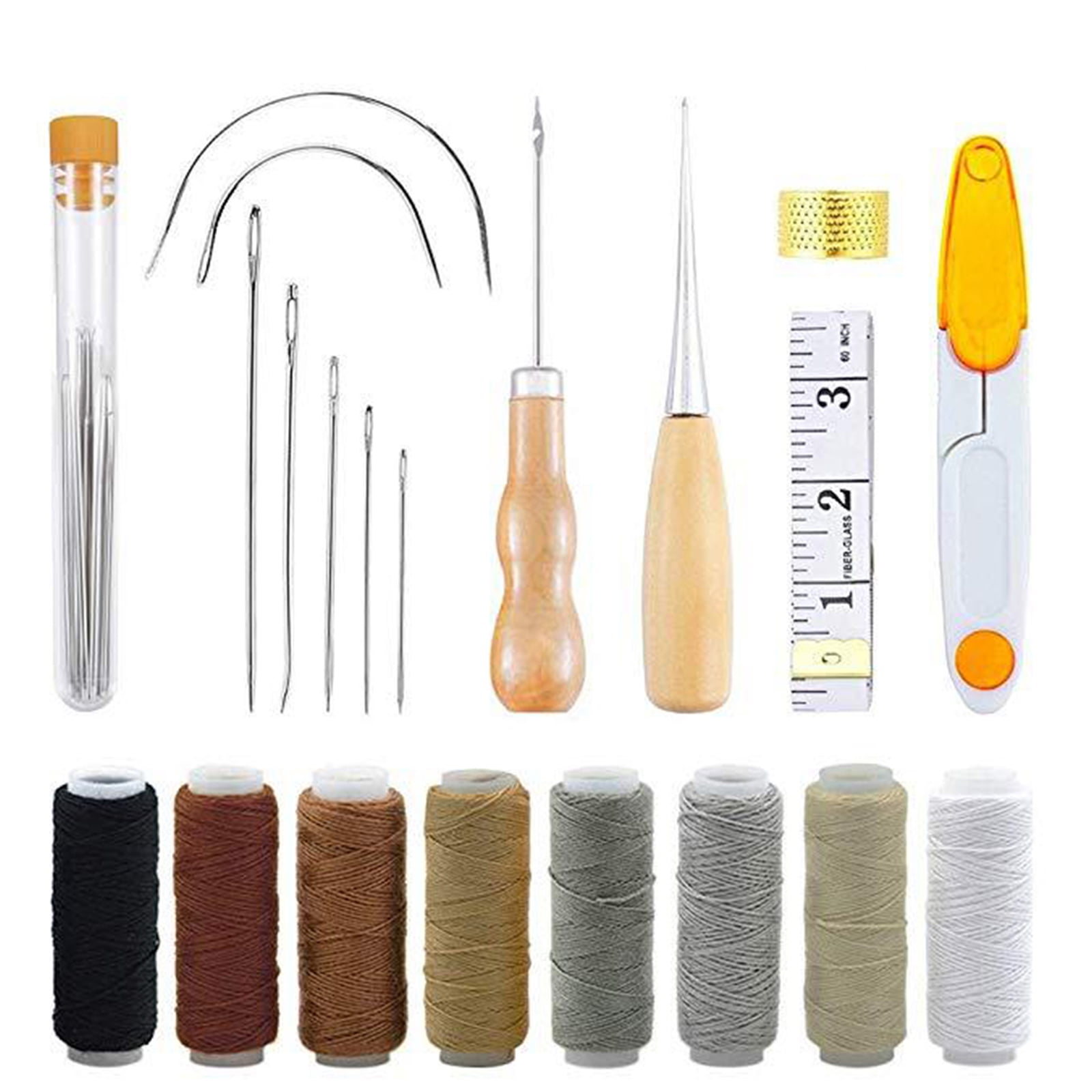 NEW Basic Home Handy Needle Assortment Leather DIY Hand Sewing Curved Triangle 