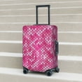 thumbnail image 6 of Honeii shiny with pink heart Elastic Luggage Cover, featuring double-sided printing, is the ideal companion for travel, business trips, and daily use(not included suitcase )-Small, 6 of 7