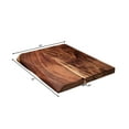 thumbnail image 3 of Mountain Woods Brown Hand Crafted LIVE EDGE Cutting Board/Serving Tray made w/ Solid Acacia Hard Wood - 15", 3 of 5
