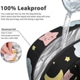 thumbnail image 7 of Insulated Lunch Bag for Women Men,Zipper Closure Lunch Tote for for Work Picnic (Starry Night Sky Moon Aurora ), 7 of 7