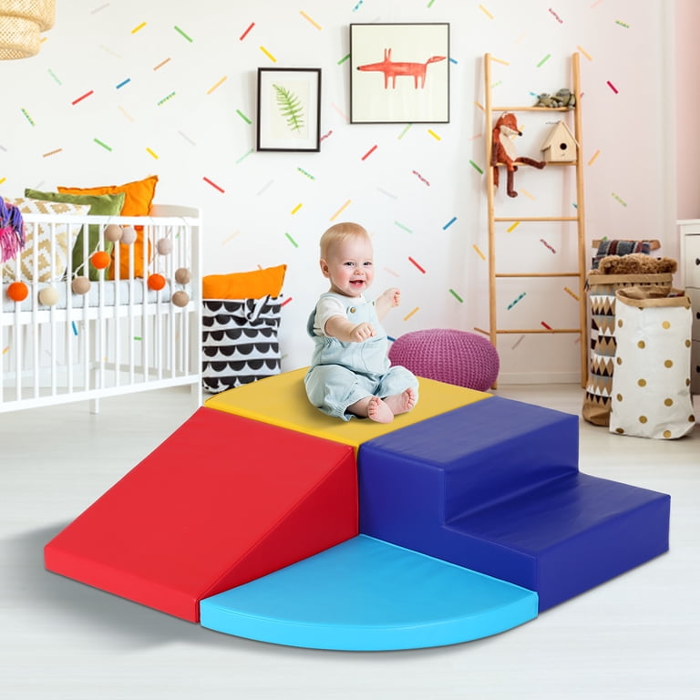 NiamVelo Baby Climb & Crawl Foam Play Set, 4-Piece photo 1