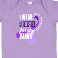 thumbnail image 4 of Inktastic I Wear Purple for My Aunt Lupus Awareness Boys or Girls Baby Bodysuit, 4 of 5