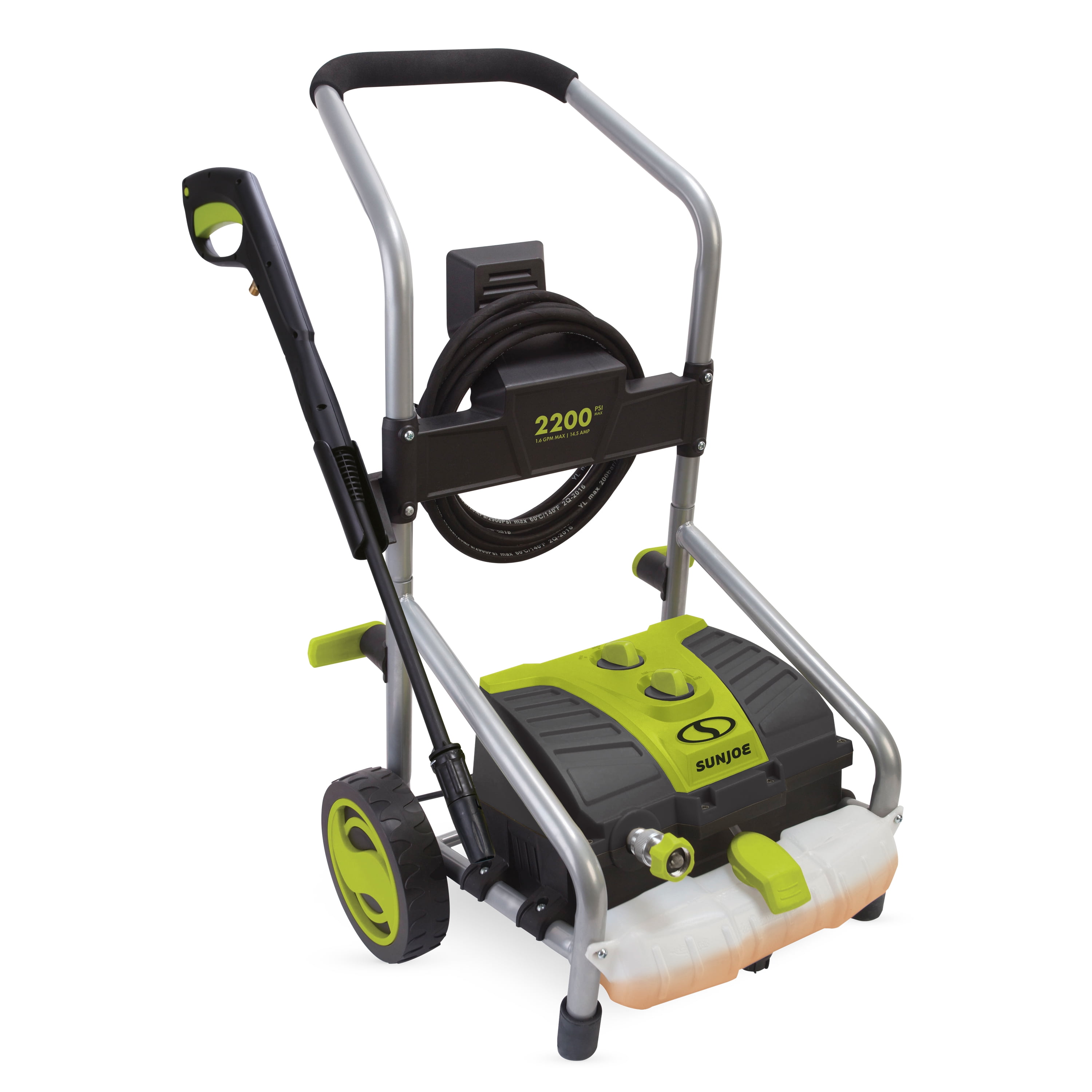 Sun Joe Electric Pressure Washer with 2-Piece Brush Kit, 14.5-Amp, Pressure Select Technology