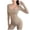 Khaki, variant on Womens Athletic Tops Women's Sports Wear with Breathable Yoga Top for Women — Long Sleeve Performance Activewear with Removable Lite Pad for Comfort and Mobility Brown XL