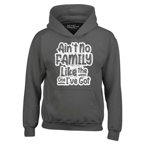 Shop4Ever Men's Ain't No Family Like The One I've Got Reunion Hooded Sweatshirt Hoodie XX-Large Charcoal