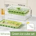 thumbnail image 3 of Ice Tray with Storage Box, Push Ice Compartment, Individual Ice Cubes Mould, Freshness Cover and Ice Spatula, Perfect for Home Use, 3 of 5