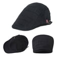 thumbnail image 4 of Aellinatey Trendy Old Man Cap Forward Cap Newsboy Cap British Checkered Beret All-match, 4 of 20